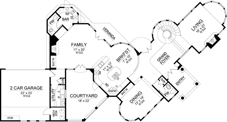 Main Floor Plan: 63-492