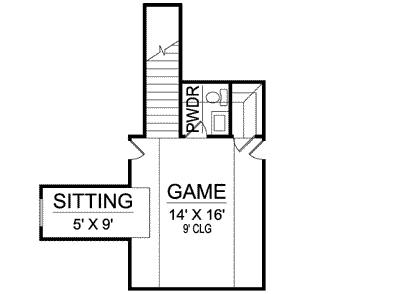 Upper/Second Floor Plan 63-493