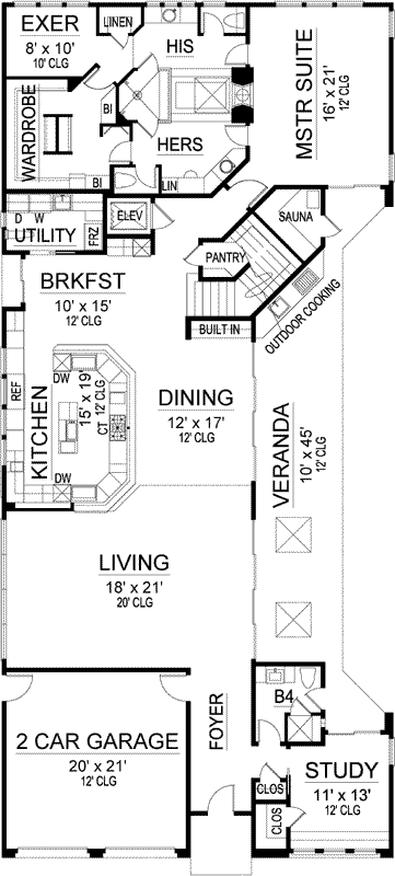 Main Floor Plan: 63-496