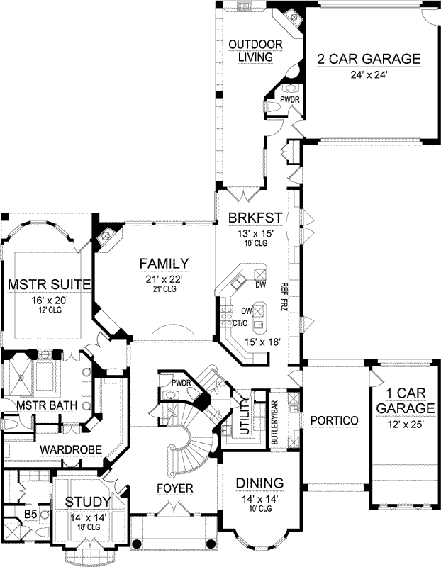 Main Floor Plan: 63-497