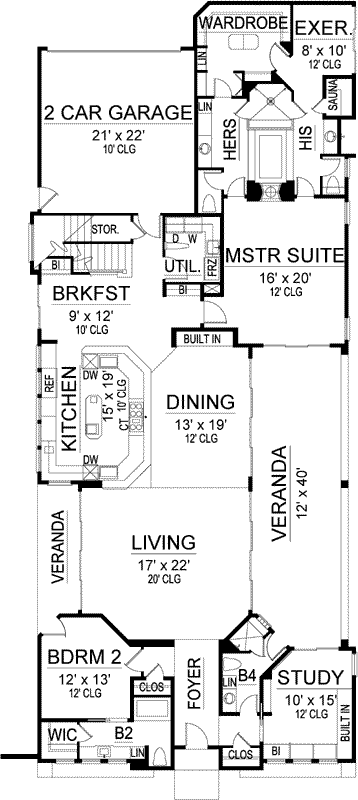 Main Floor Plan: 63-498