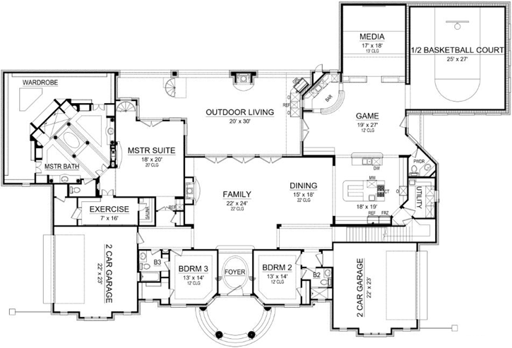 Main Floor Plan: 63-501