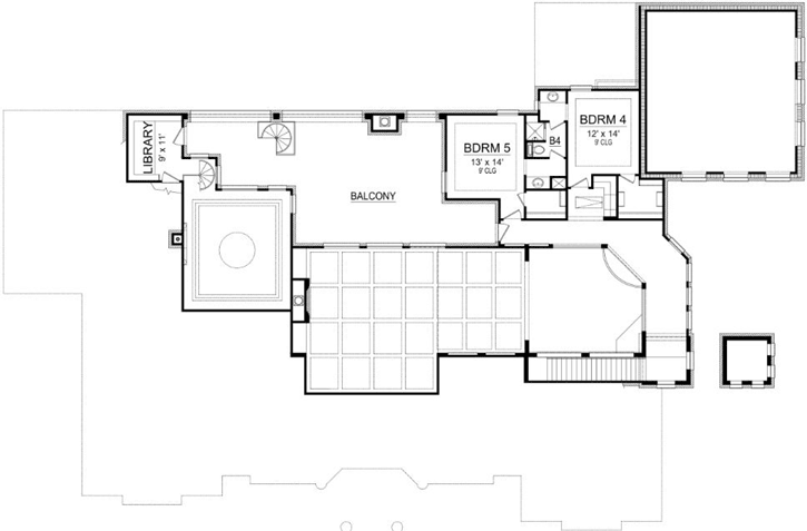 Upper/Second Floor Plan: 63-501