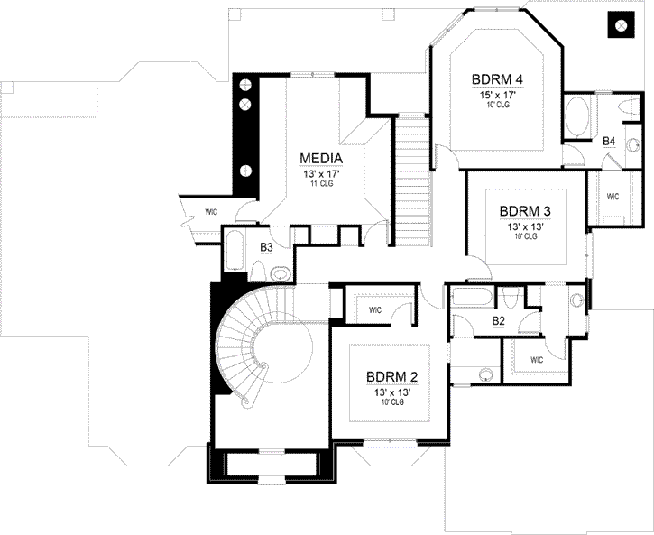 Upper/Second Floor Plan: 63-503