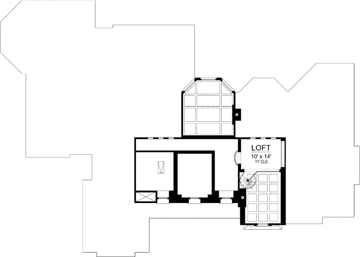 Upper/Second Floor Plan: 63-504
