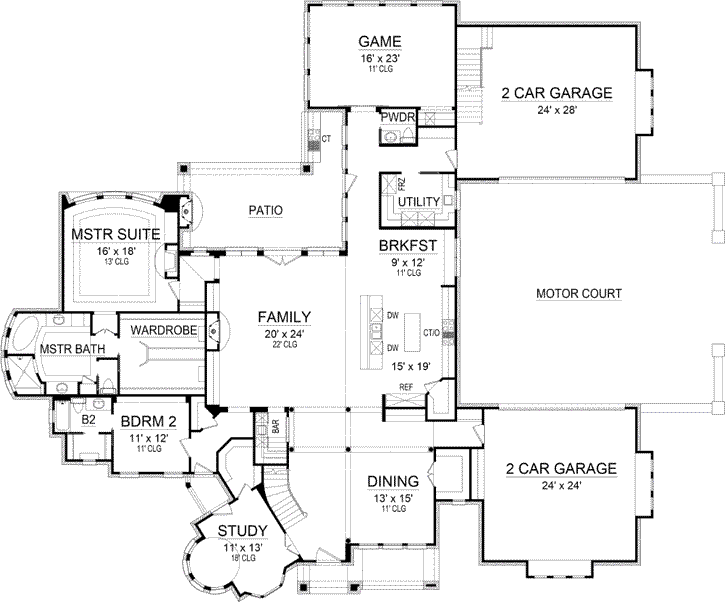 Main Floor Plan: 63-505