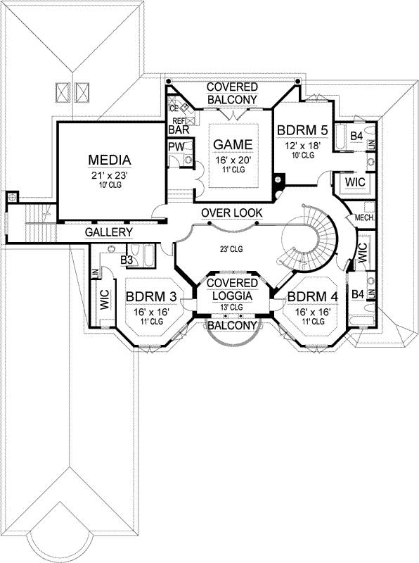 Upper/Second Floor Plan:63-506