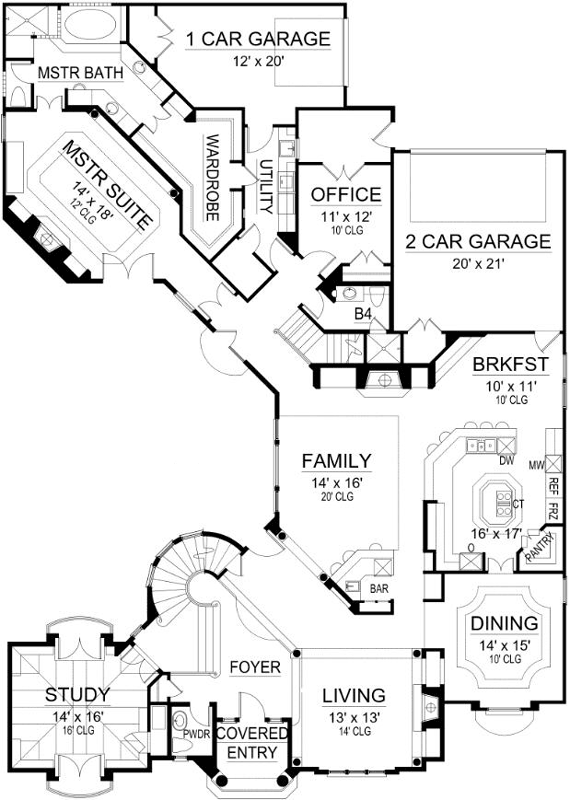 Main Floor Plan: 63-511
