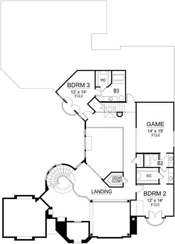 Upper/Second Floor Plan: 63-511
