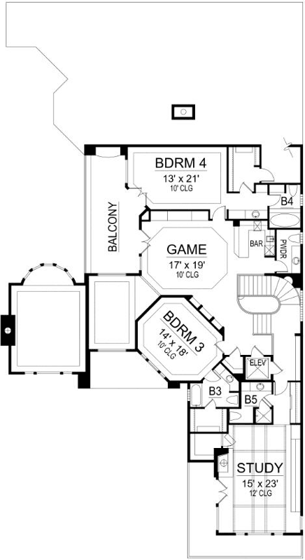 Upper/Second Floor Plan: 63-512