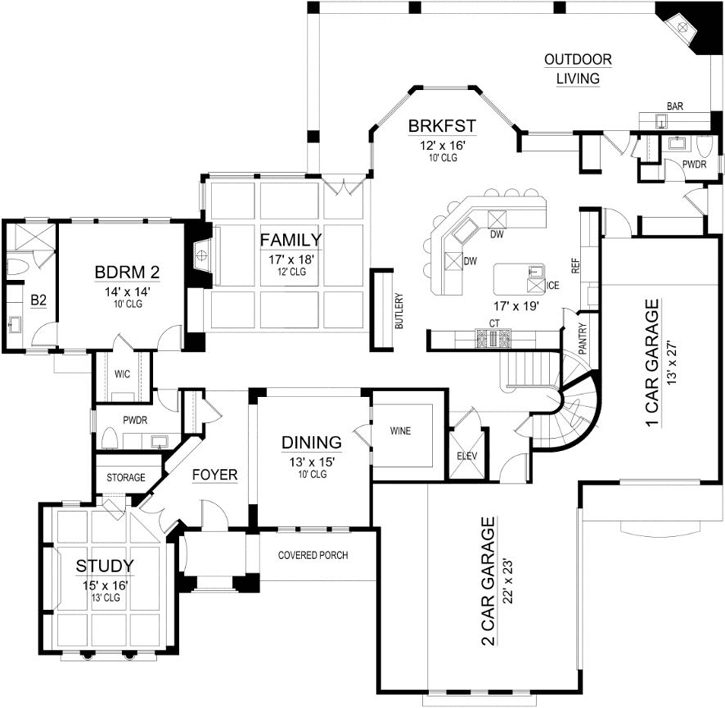 Main Floor Plan: 63-514