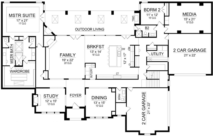 Main Floor Plan: 63-520