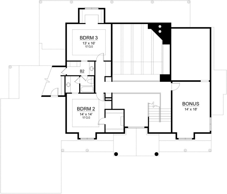 Upper/Second Floor Plan: 63-521