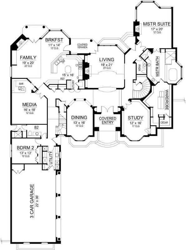 Main Floor Plan: 63-522