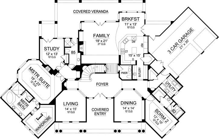 Main Floor Plan: 63-523