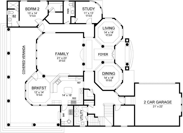 Main Floor Plan: 63-524