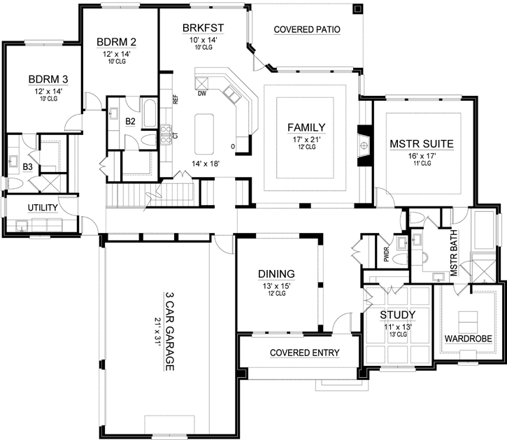 Main Floor Plan: 63-527