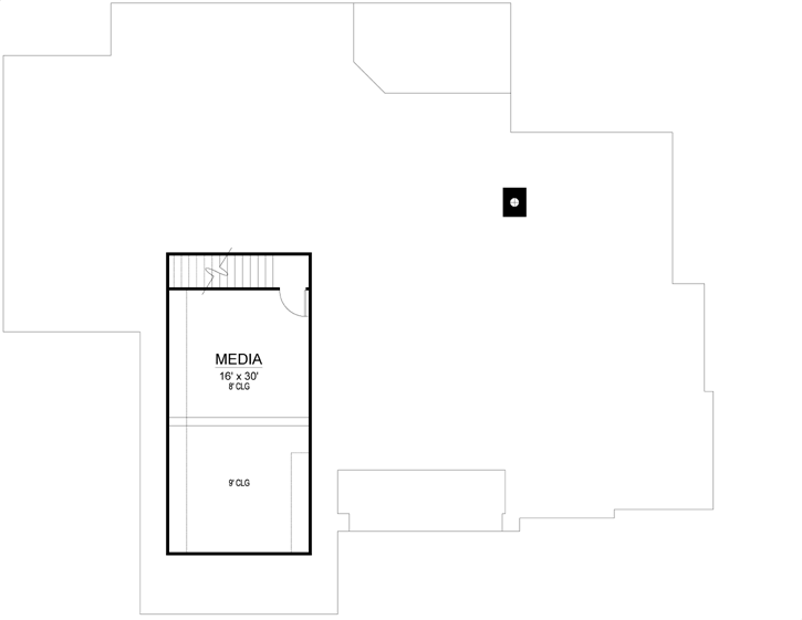 Upper/Second Floor Plan: 63-527