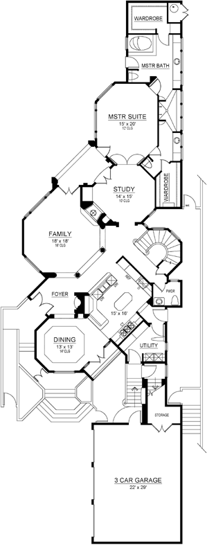 Main Floor Plan: 63-533