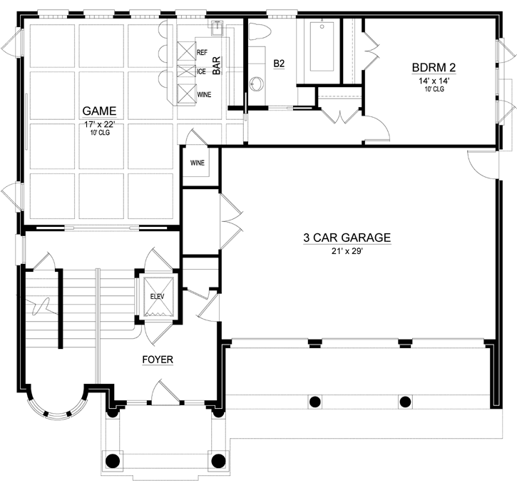 Lower Floor Plan: 63-535