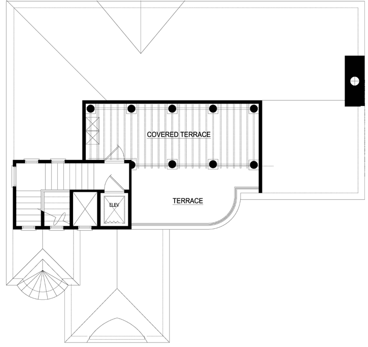 Upper/Second Floor Plan 63-535