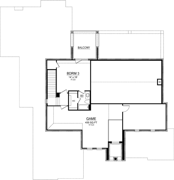 Upper/Second Floor Plan: 63-536