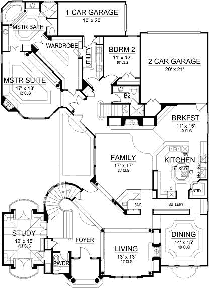 Main Floor Plan: 63-539