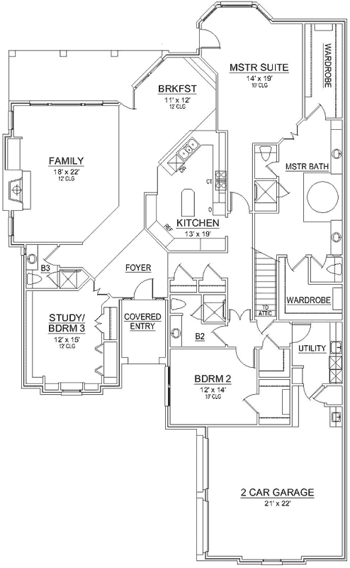 Main Floor Plan: 63-541