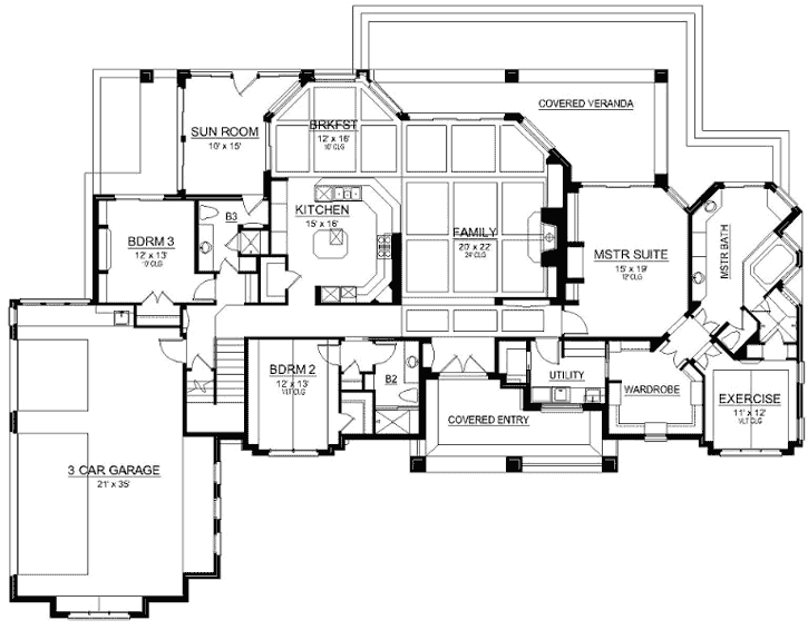 Main Floor Plan: 63-544