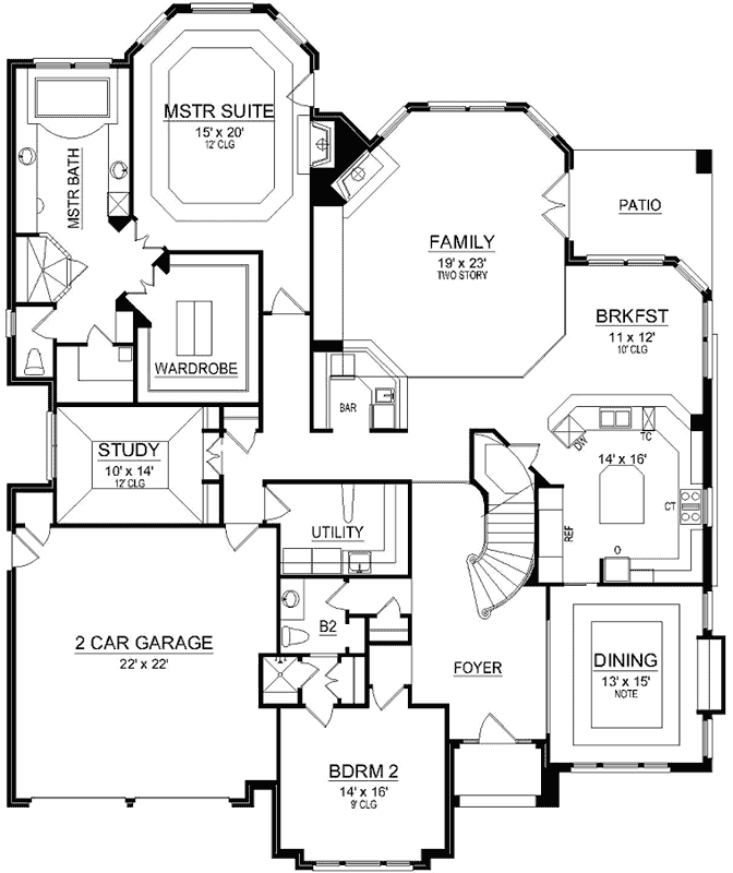 Main Floor Plan: 63-545