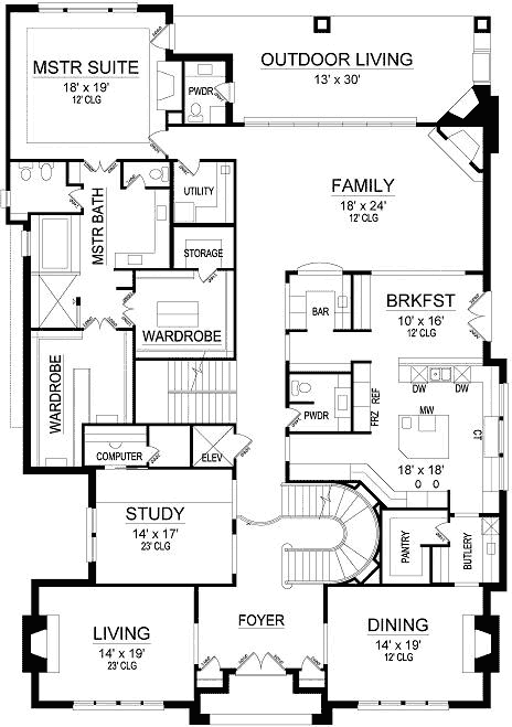 Main Floor Plan: 63-546