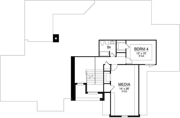 Upper/Second Floor Plan: 63-550