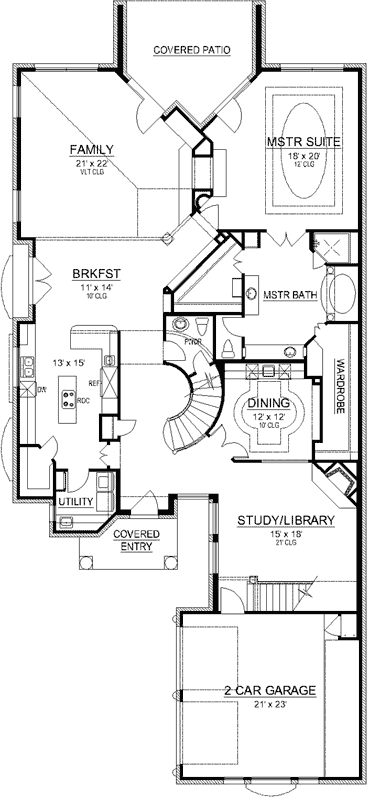 Main Floor Plan: 63-551