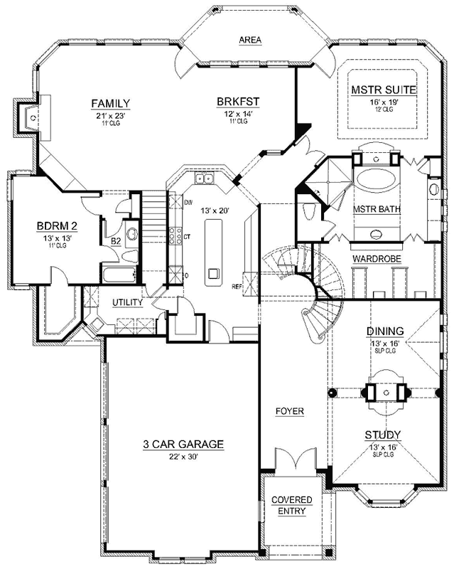 Main Floor Plan: 63-552