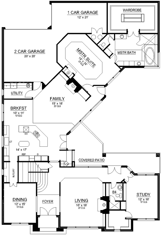 Main Floor Plan: 63-555