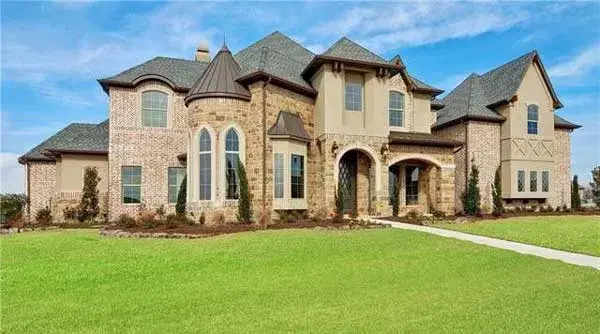 European house plans 63-571 - front exterior, 4,691 sq ft, 4 bed, 5 bath house plans | Monster House Plans
