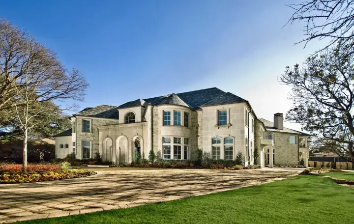 Mediterranean house plans 63-629 - front exterior, 10,838 sq ft, 6 bed, 7 bath house plans | Monster House Plans