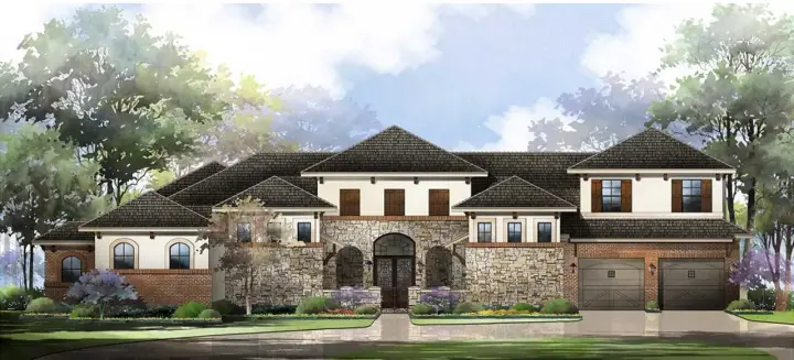 Modern house plans 63-630 - front exterior, 3,084 sq ft, 3 bed, 3 bath house plans | Monster House Plans