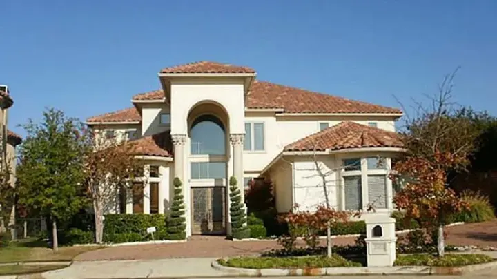 Mediterranean house plans 63-644 - front exterior, 7,575 sq ft, 5 bed, 6 bath house plans | Monster House Plans