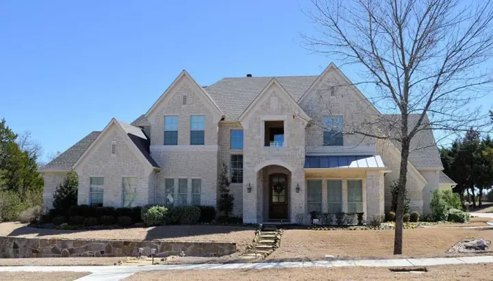 European house plans 63-668 - front exterior, 4,724 sq ft, 4 bed, 4 bath house plans | Monster House Plans