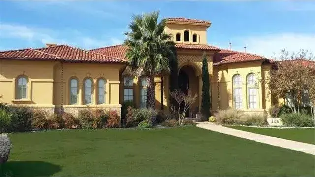 Italian house plans 63-675 - front exterior, 5,350 sq ft, 4 bed, 4 bath house plans | Monster House Plans