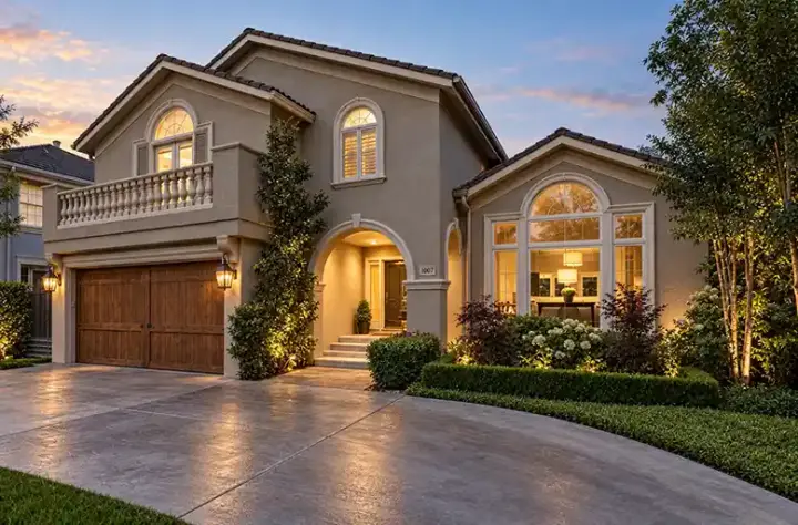 Mediterranean house plans 63-685 - front exterior, 4,135 sq ft, 4 bed, 4 bath house plans | Monster House Plans