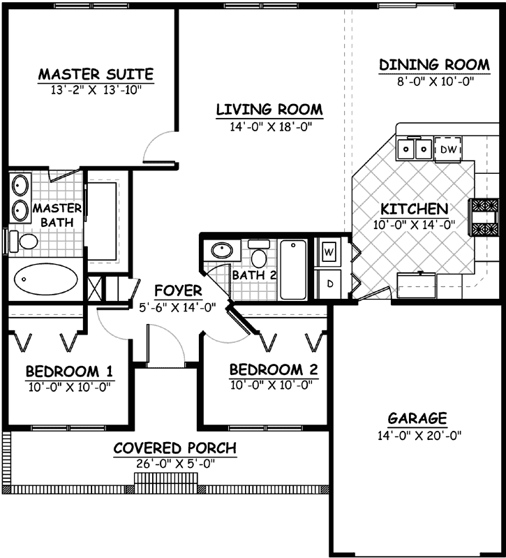 Main Floor Plan: 64-101