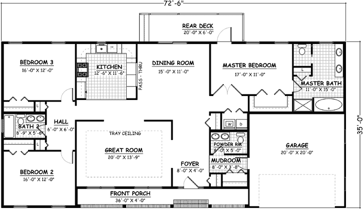 Main Floor Plan: 64-109