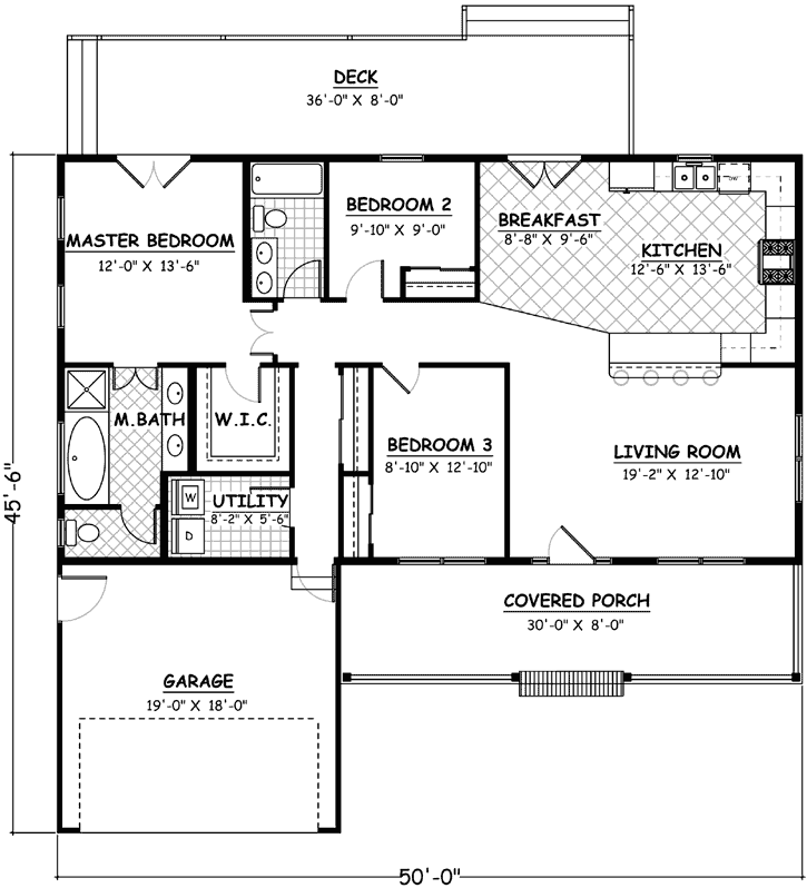 Main Floor Plan: 64-113