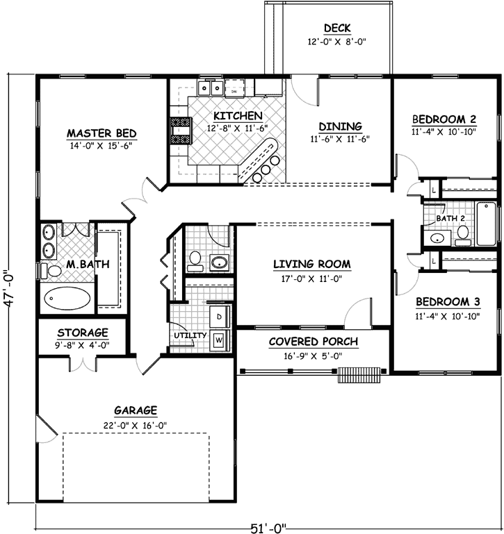 Main Floor Plan: 64-114