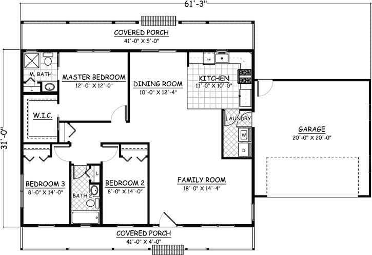 Main Floor Plan: 64-120