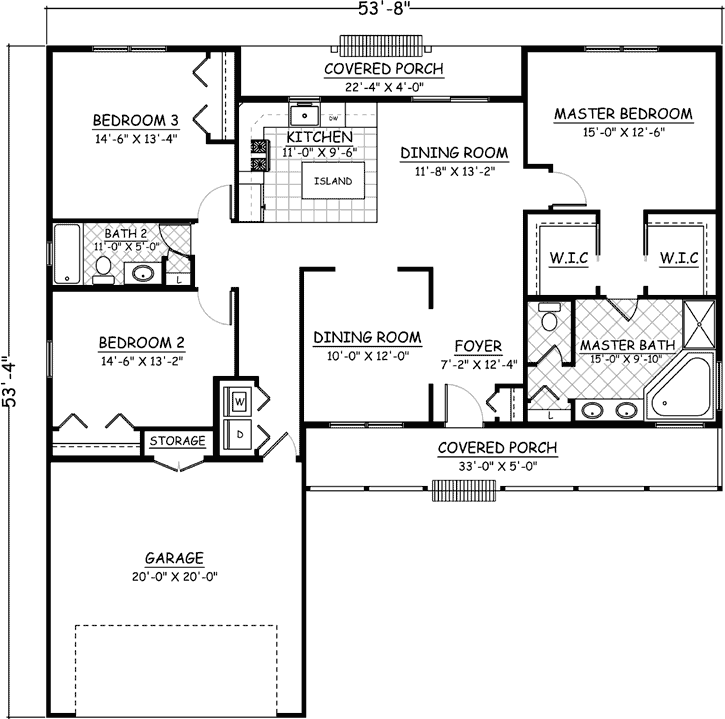 Main Floor Plan: 64-121
