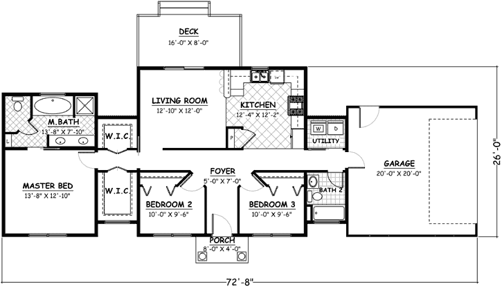 Main Floor Plan: 64-127