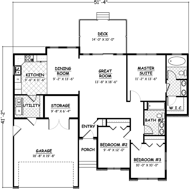 Main Floor Plan: 64-130